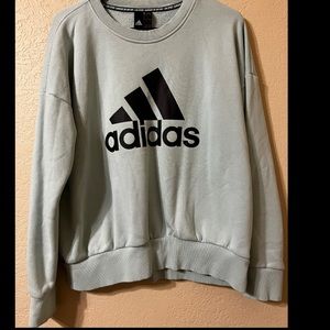 light blue adidas sweater